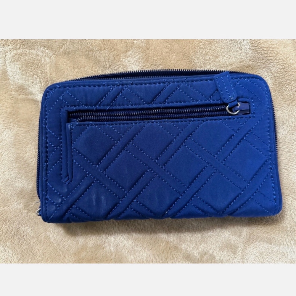 Blue Quilted Wallet - Picture 3 of 3